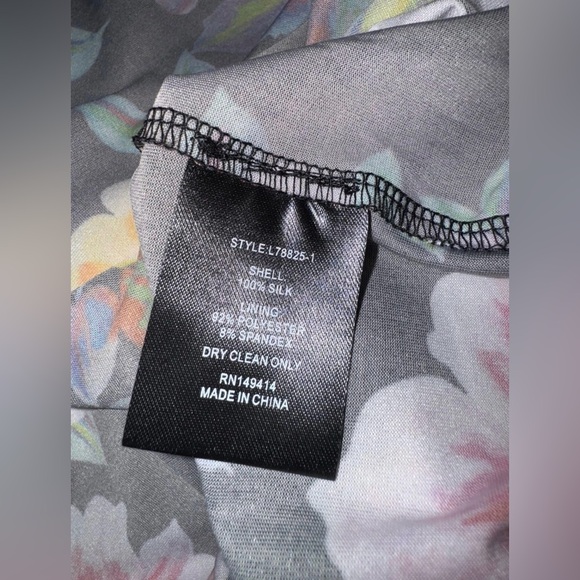 Johnny Was Silk Floral Skirt BNWT - Picture 4 of 5